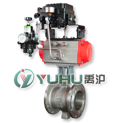 氣動V型調節(jié)球閥 （配YT定位器） 